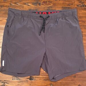 Dark Black - Gray Men's Swim(?) Shorts